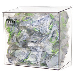 Bowman Dispensers Bulk Dispenser,Clear,11-1/8inH  BP-021