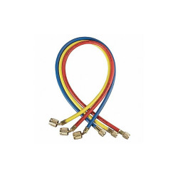 Yellow Jacket Hose, 72 in L,Blue/Red/Yellow,800 psi 22986