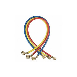 Yellow Jacket Manifold Hose Set,72 In,Red,Yellow,Blue 22986