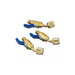 Yellow Jacket Ball Valve,45 Deg,9 in L,Brass,800 psi 93842