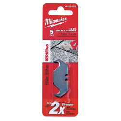 Milwaukee Tool 2-Ended Hook Utility Blade,3/4" W, PK5 48-22-1932