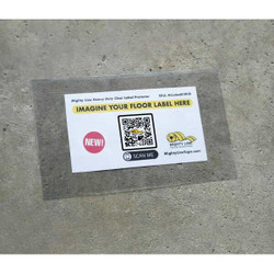 Mighty Line Floor Label Cover,PK50 MLLabel610HD