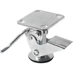 Global Industrial Floor Lock for 4"" Casters