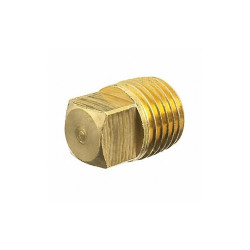 Sim Supply Square Head Plug, Brass, 3/4 in, MNPT  ZUSA-PF-10578