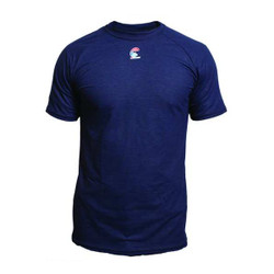 National Safety Apparel FR T-Shirt, Navy, M C52FKSRMD