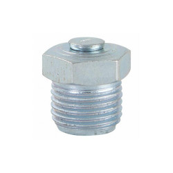 Westward Fitting,Straight,Stl,Zinc Plated,PK10  52NZ76