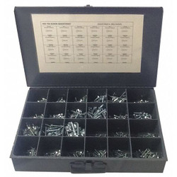 Manufacturer Varies Teks Screw Assortment,1200 pcs. JBDL24HSDS