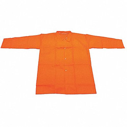 Condor Lab Coat,Orange,Button,2XL,PK30 32KF76