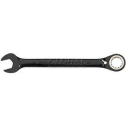 Proto JSCV14F Black Chrome Combination Locking Flex-Head Ratcheting Wrench 7/16"