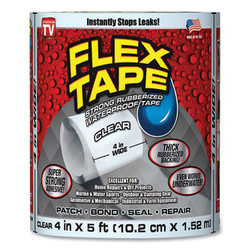 Flex Seal General Purpose Repair Tape, 4" X 1.67 Yds, Clear TFSCLRR0405