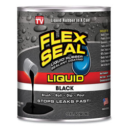 Flex Seal Liquid Rubber, 32 Oz Can, Black LFSBLKR32