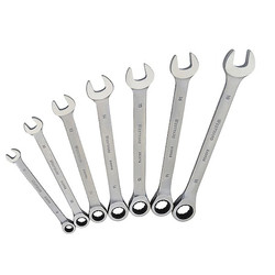 Westward Combo Wrench St,CV Steel,Satin,Standard  34D938