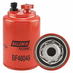 Baldwin Filters Fuel Filter,Spin-On,3-11/16 in. O.D. BF46048