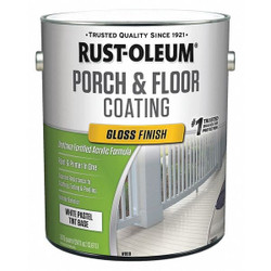 Rust-Oleum Floor Coating,White,1 gal,Can 320472