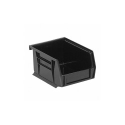 Quantum Storage Systems Hang and Stack Bin,Black,PP,3 in QUS210BR