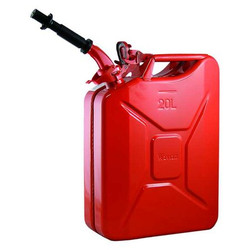 Wavian Gas Can,5 gal.,Red,Include Spout 2238C