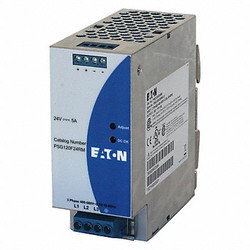 Eaton DC Power Supply,24VDC,5A,50/60 Hz PSG120F24RM