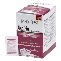 Medi-First Aspirin Pain/Fever Reducer,325mg,PK250 80548