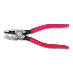 New England Style Linemans Pliers, 6 3/16 in Length, Plastisol Grip