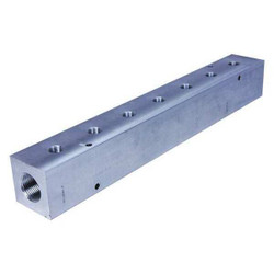 Pneumadyne Manifold,Aluminum,7Outlets,16.5"L  M40-500-7