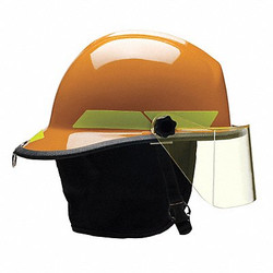 Bullard Fire Helmet,Orange,Fiberglass FXSOR
