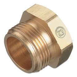 Torch Tip Nut Replacements, Brass, 7/8 in - 20, Hex, Male