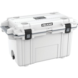 Pelican Elite 70 Qt. Cooler, White & Gray 70Q-1-WHTGRY