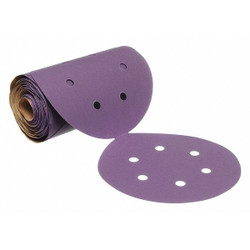 3m Cubitron PSA Sanding Disc Roll,6 in Dia,80 G 7100045869