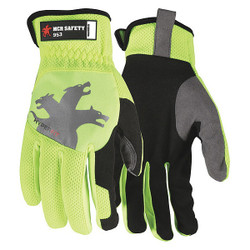 Mcr Safety Mechanics Glove,L,Full Finger,PR 953L