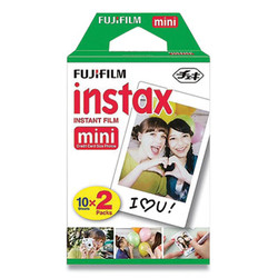 Fujifilm Instax Mini Film, 800 Asa, Color, 20 Sheets 16437396