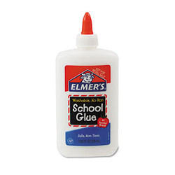 Elmer\\'s® School Glue, 8 Oz, Dries Clear E308NR