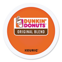 Dunkin Donuts® K-Cup Pods, Original Blend, 88/Carton 400845