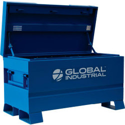 Global Industrial Jobsite Chest 12 Cu. Ft. Steel Blue