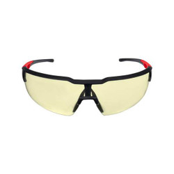 Milwaukee Tool Safety Glasses, Yellow, Anti-Fog, Black 48-73-2103