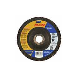 Norton Abrasives Fiber Disc,6 in Dia,7/8in Arbor,60 Grit 66261132136
