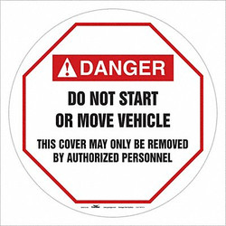 Condor Traffic Sign,24"W,24" H,0.026" Thickness  487D53