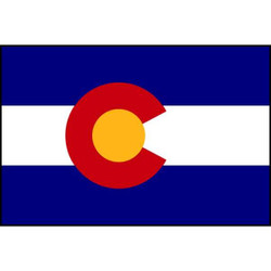 Annin Flagmakers Colorado State Flag,3x5 Ft 140660