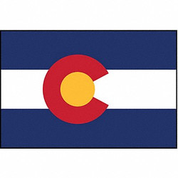 Nylglo Colorado State Flag,3x5 Ft 140660