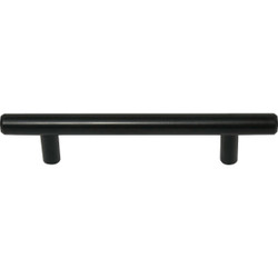 Laurey Melrose 3-3/4 In. Center-To-Center Matte Black T-Bar Cabinet Drawer Pull