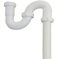 Lasco 1-1/4 In. OD White Plastic S-Trap 03-4339