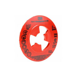 3m Disc Face Plate,4 1/2 in Dia, Red 28443