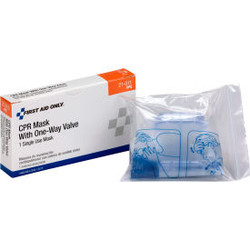 First Aid Only CPR Mask with One-Way Valve 1/Box