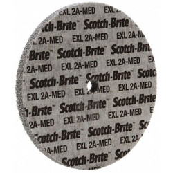 Scotch-Brite Unitized Wheel,6 in Dia,1/2 in Connect  7000046028