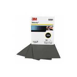 3m Sanding Sheet,11 in L,9 in W,PK50 7000118291