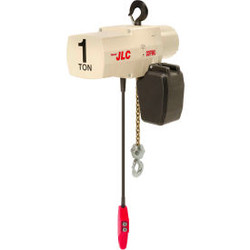Coffing JLC 1 Ton Electric Chain Hoist W/ Chain Container 20' Lift 16 FPM 115/23