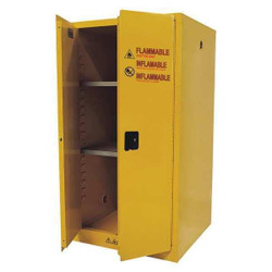 Condor Flammable Safety Cabinet,60 Gal.,Yellow 42X502