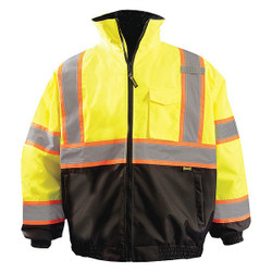 Occunomix Two Tone Jacket,Unisex,4XL,Yellow  LUX-350-JB2-Y4X