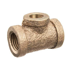 Manufacturer Varies Reducing Branch Tee,Brass,2 x 1/2 x 2 in ZUSA-PF-10483