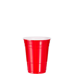 Solo Disposable Cold Cup,16 oz,Red,PK1000 P16R