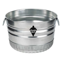 Manufacturer Varies Utility Tub,9 gal,Silver 3ANR9